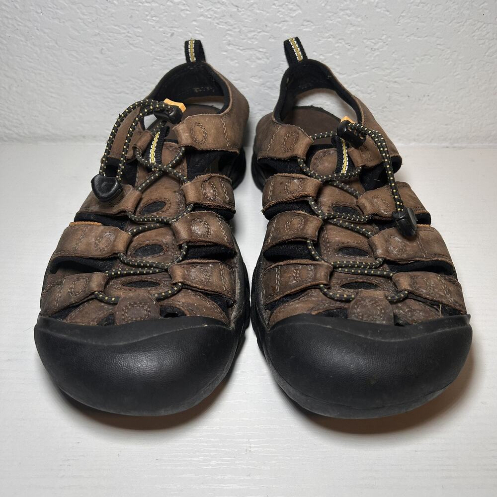 KEEN Newport Sandals Leather Waterproof Mens Size 10.5 44 Sport Shoes Closed Toe